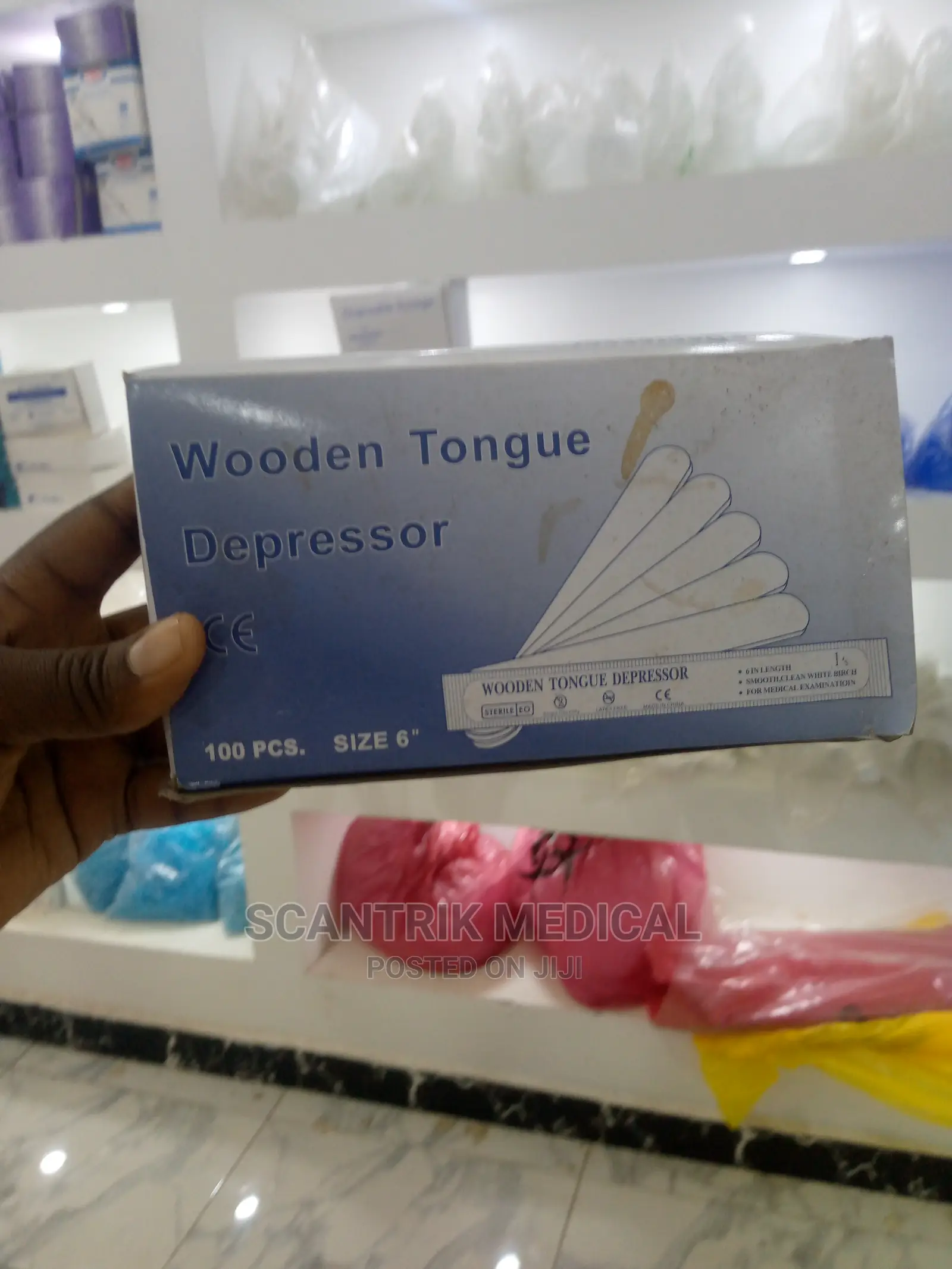 Comfortable Wooden Tongue Depressor