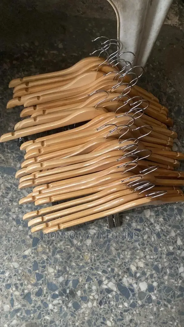 Sets of Wooden Clip Hangers