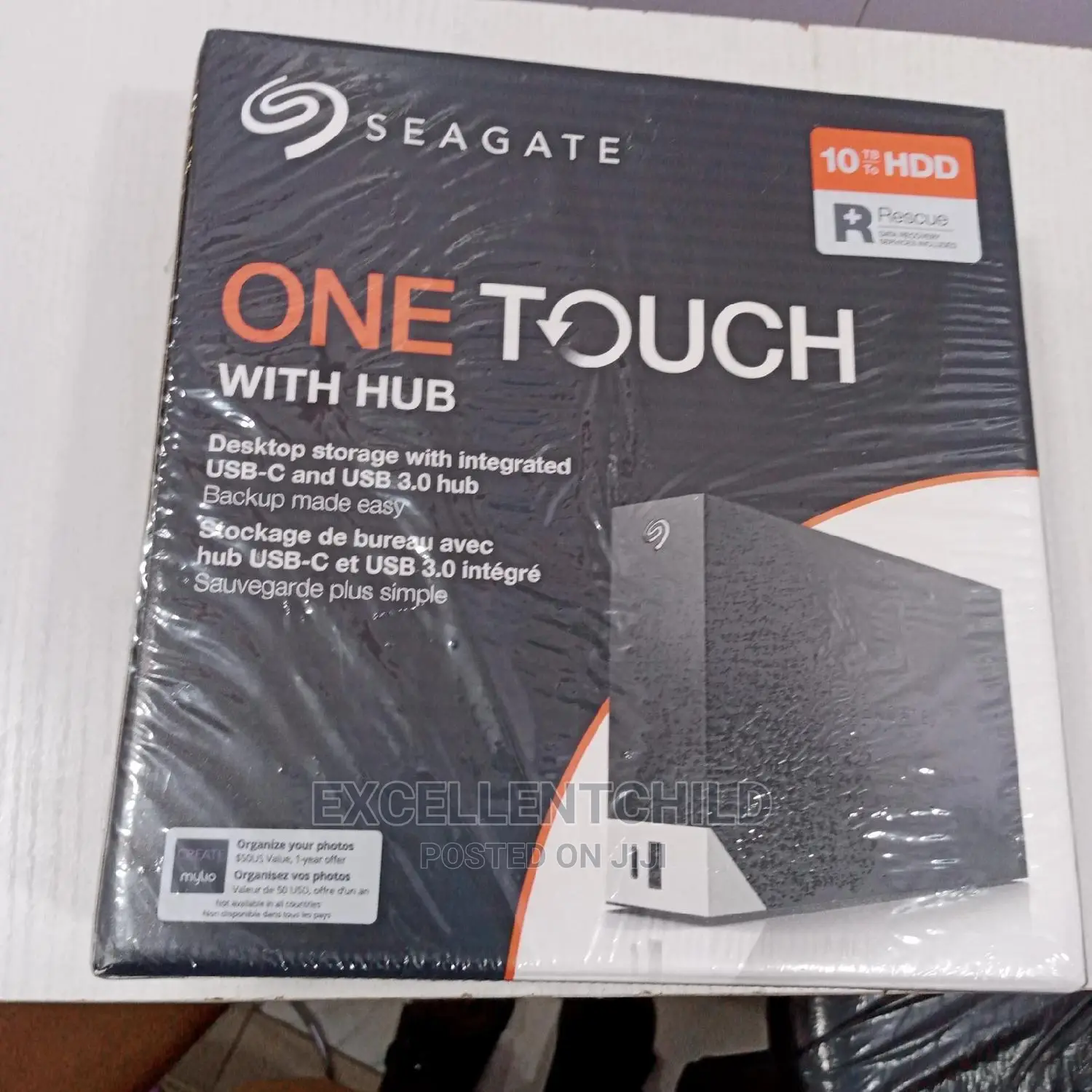 System Storage (10TB Seagate External Power Hdd One Touch )