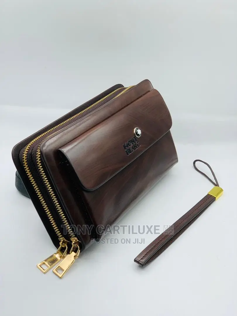 Leather Hand Bag / Wallet / Purse for Men Women