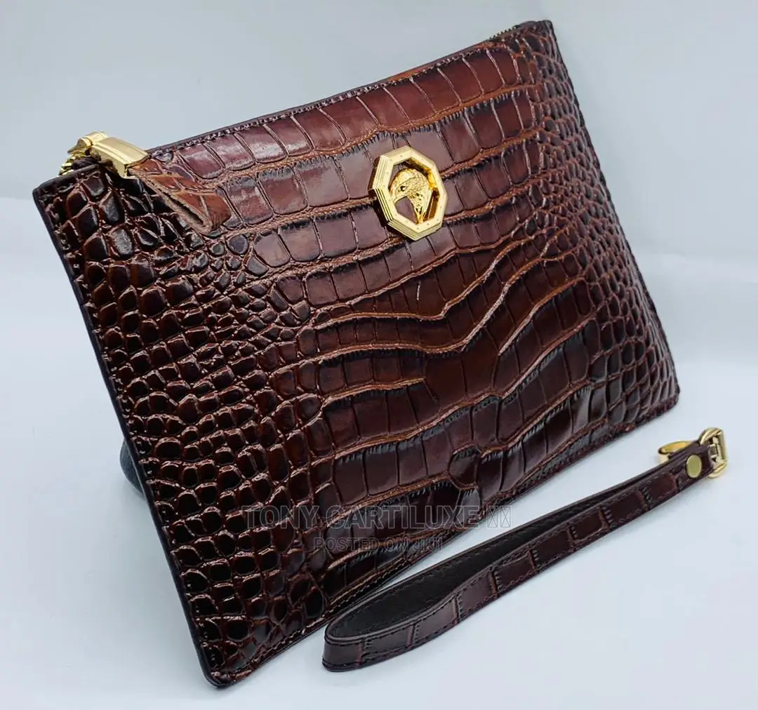 Leather Hand Bag / Wallet / Purse for Men Women