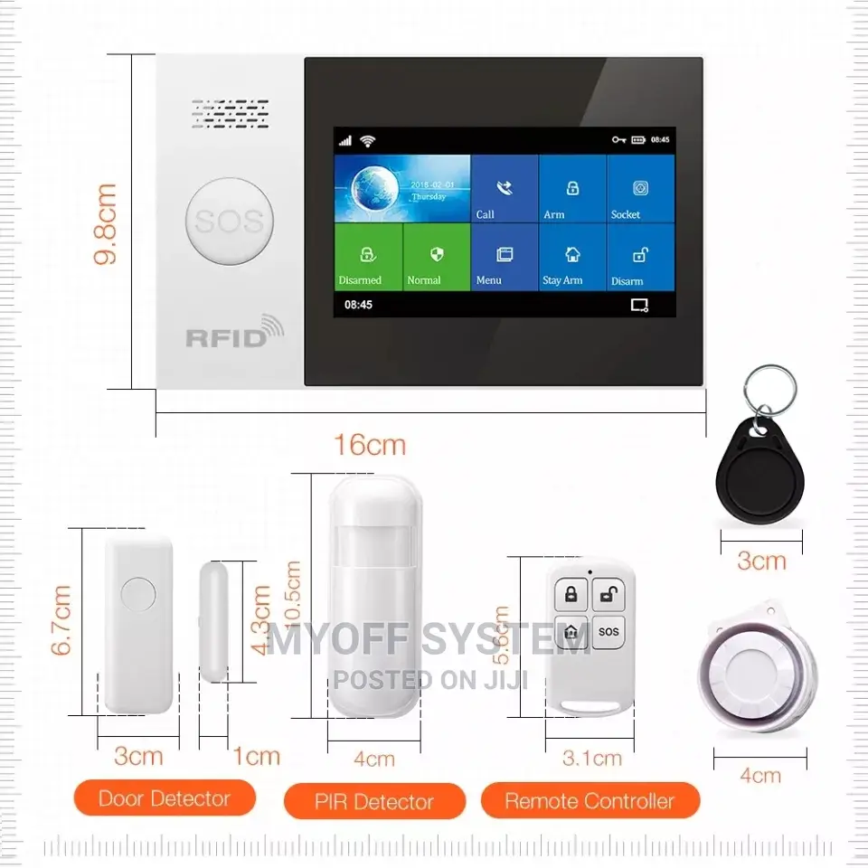 Tuya Wireless Home Wi-fi Gsm Burglary Security System
