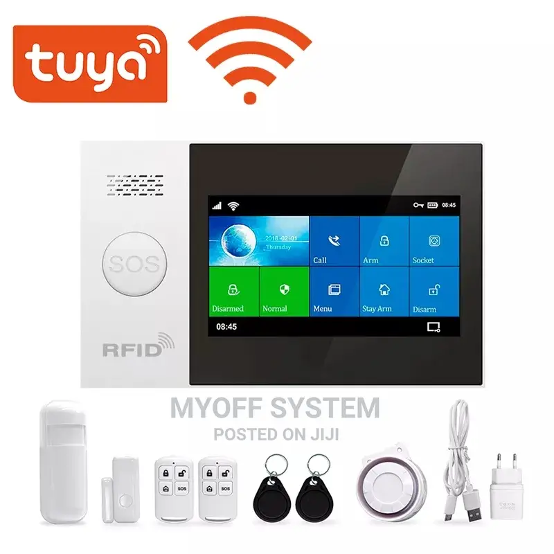 Tuya Wireless Home Wi-fi Gsm Burglary Security System