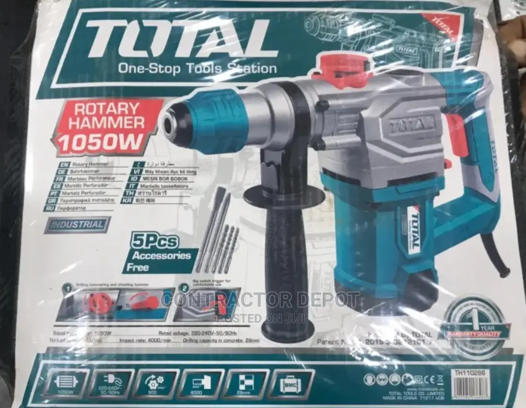 Total Tools Rotary Hammer 1050W (Th110286)