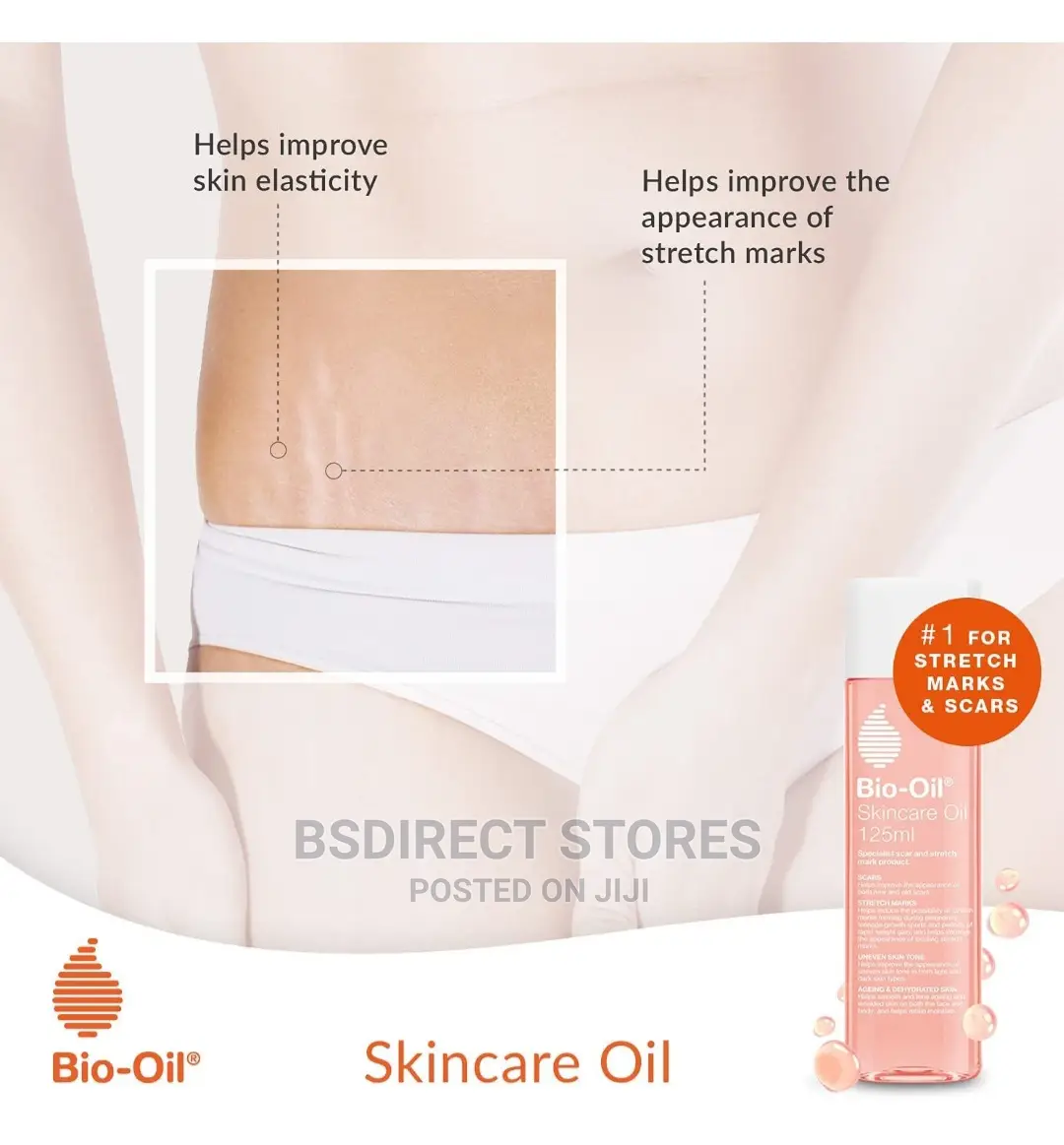Bio- Oil 60ml for Scars, Stretch Marks and Uneven Skin Tone