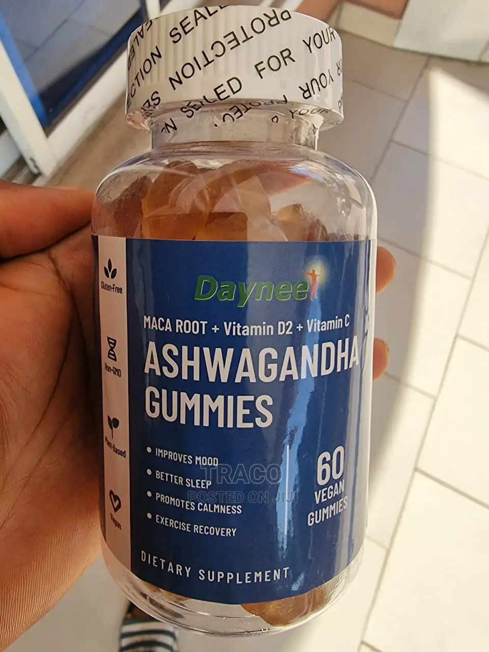 Ashwagandha Gummies With Maca Vitamins Dietary Supplement