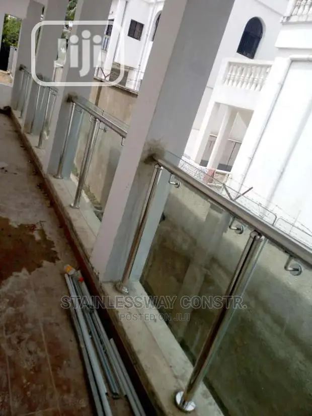Stainless Clear Glass Balcony Railing