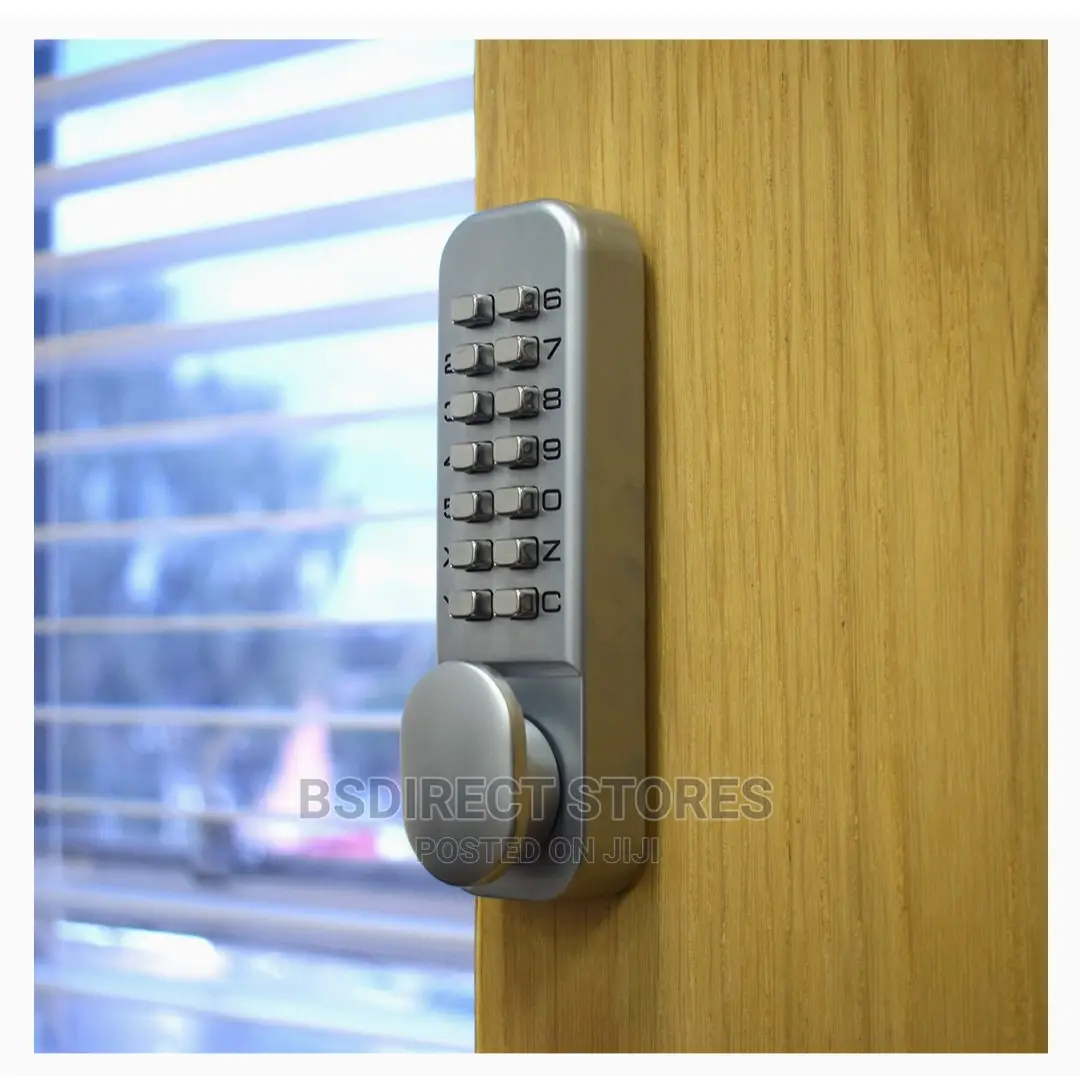 Yale Push Button Door Lock Chrome Finish Hold Open Function