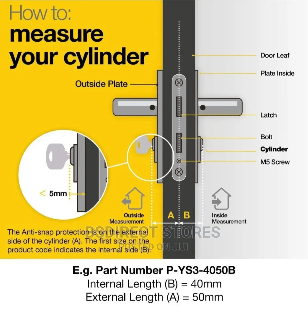 Yale Platinum Brass Single Euro Thumbturn Cylinder Lock,80mm