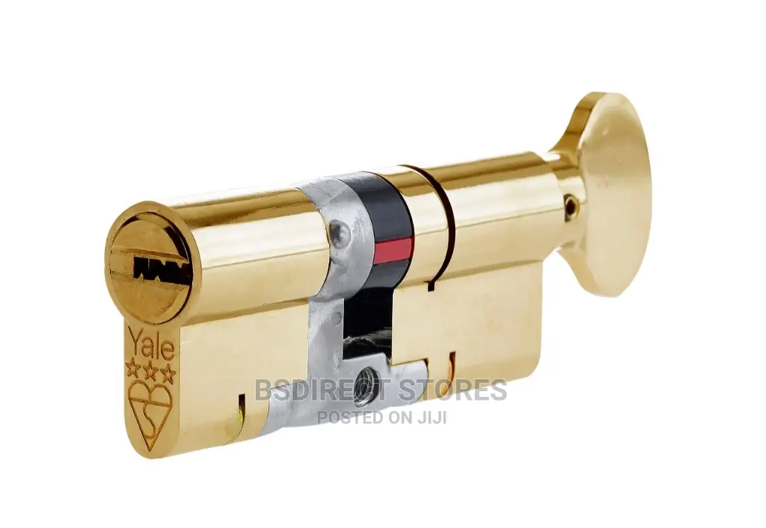 Yale Platinum Brass Single Euro Thumbturn Cylinder Lock,80mm