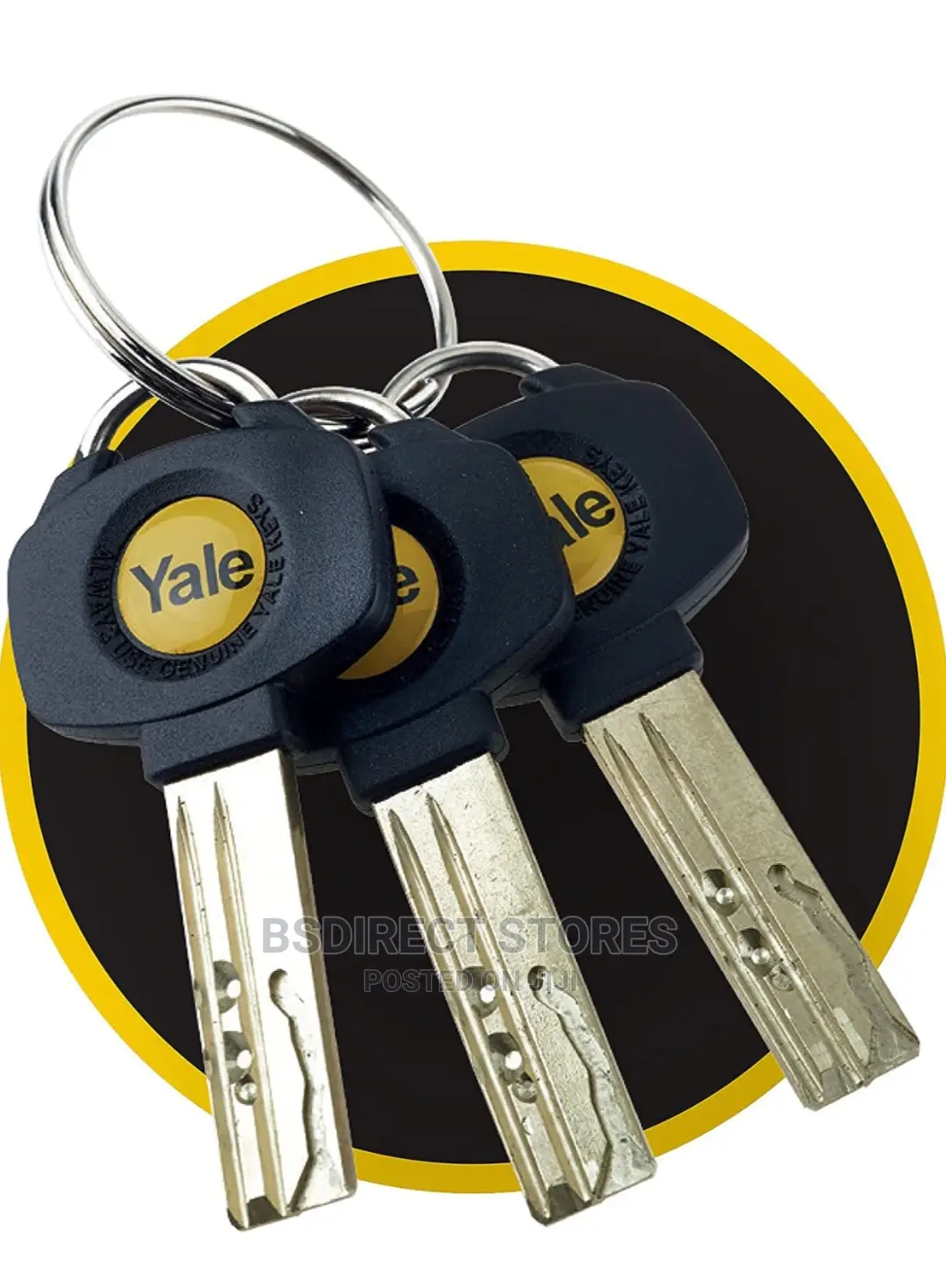 Yale Platinum Brass Single Euro Cylinder Lock, (L)100mm