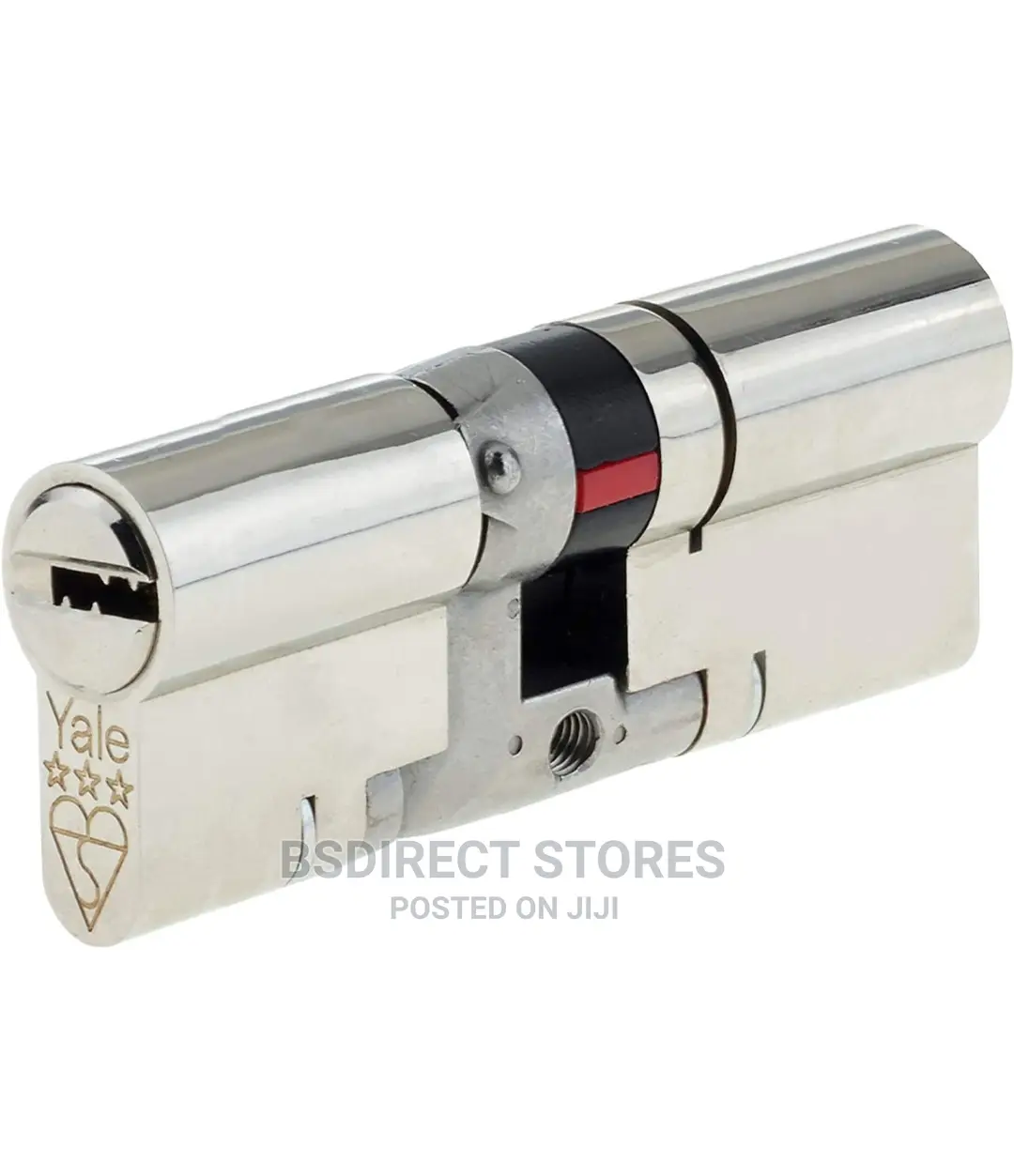 Yale Platinum Nickel-plated Brass Euro Cylinder Lock, L100mm
