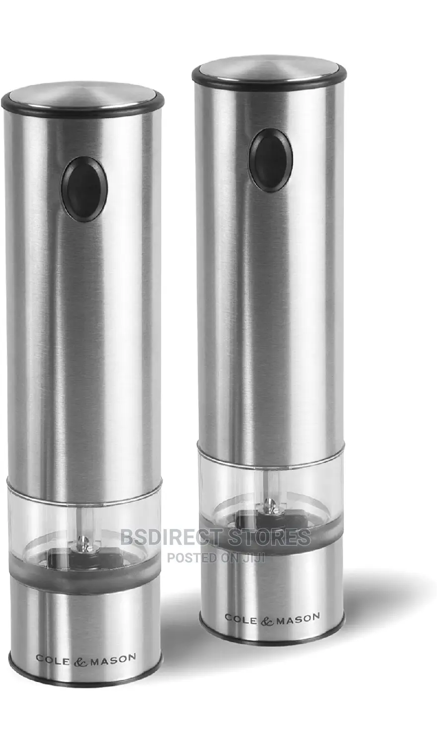 Cole and Mason Electronic Battersea Salt Pepper Mill Giftset