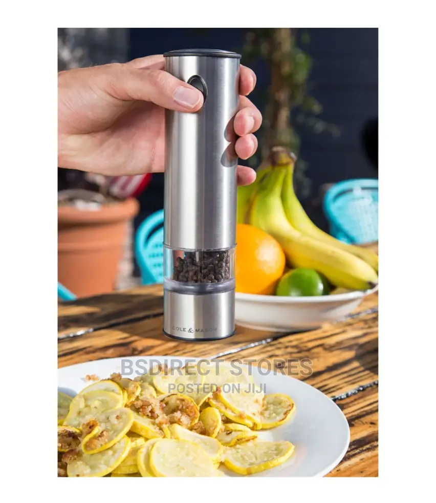 Cole and Mason Electronic Battersea Salt Pepper Mill Giftset