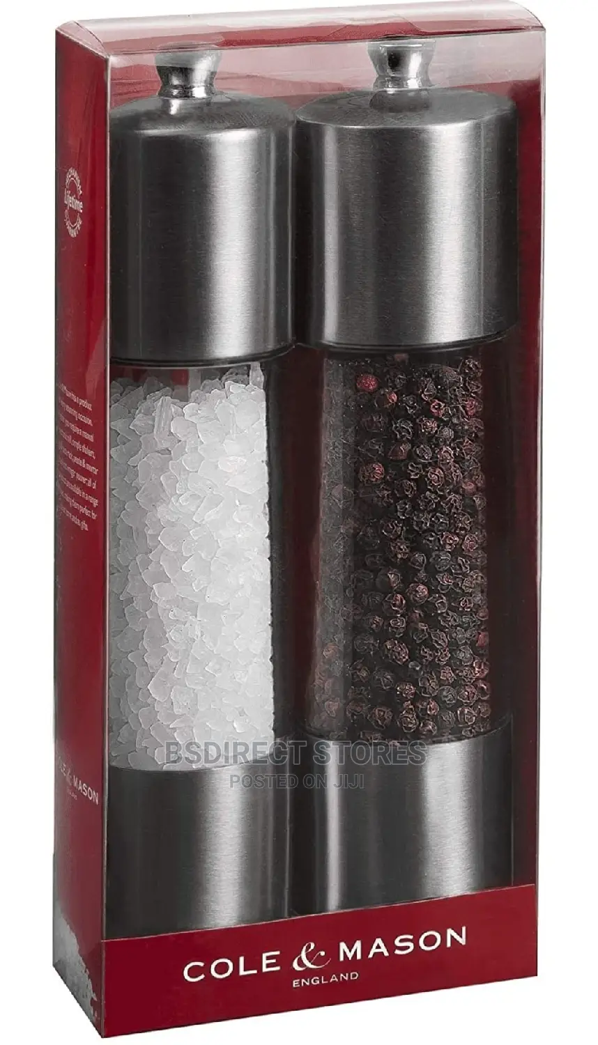 Cole and Mason Monaco Everyday Salt Pepper Mill Gift Set