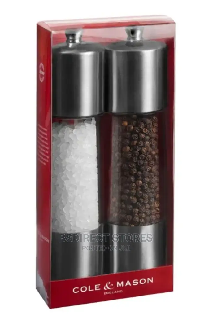 Cole and Mason Monaco Everyday Salt Pepper Mill Gift Set