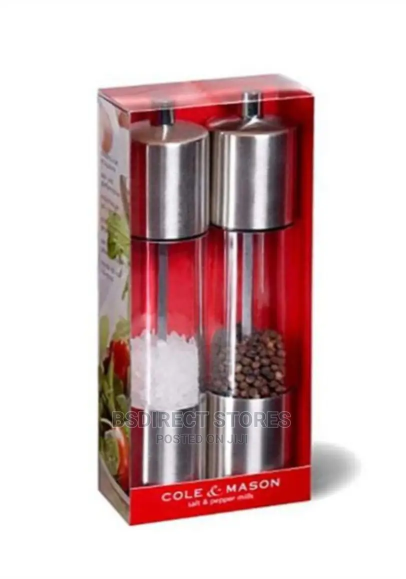 Cole and Mason Monaco Everyday Salt Pepper Mill Gift Set