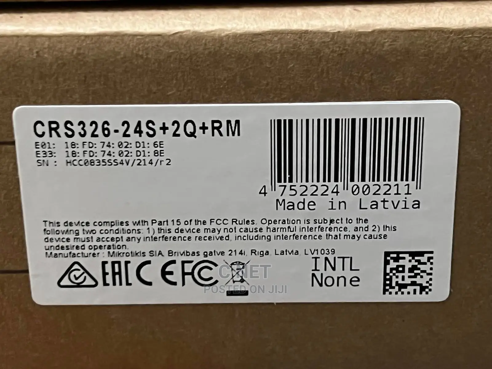 Mikrotik CRS326-24S+2Q+RM | 24 X SFP+