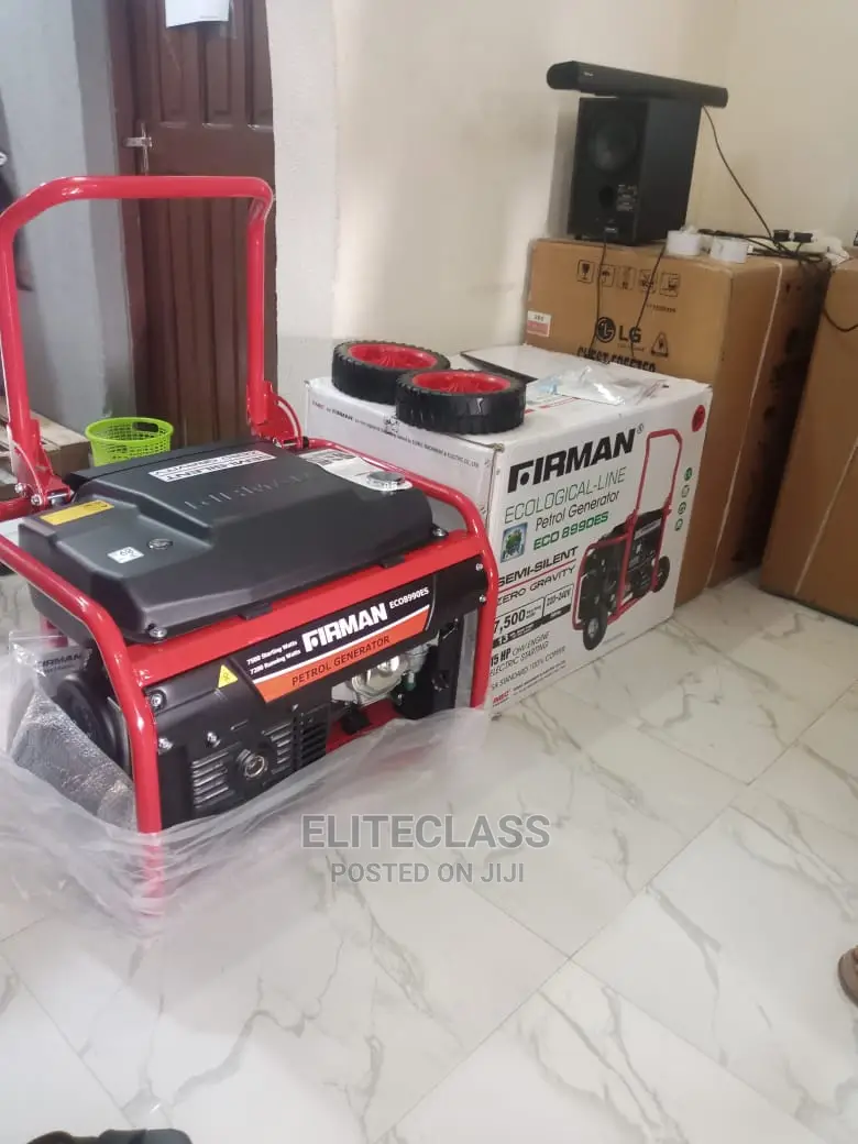 Firman 7.5kva Key Starting Gasoline Generator.
