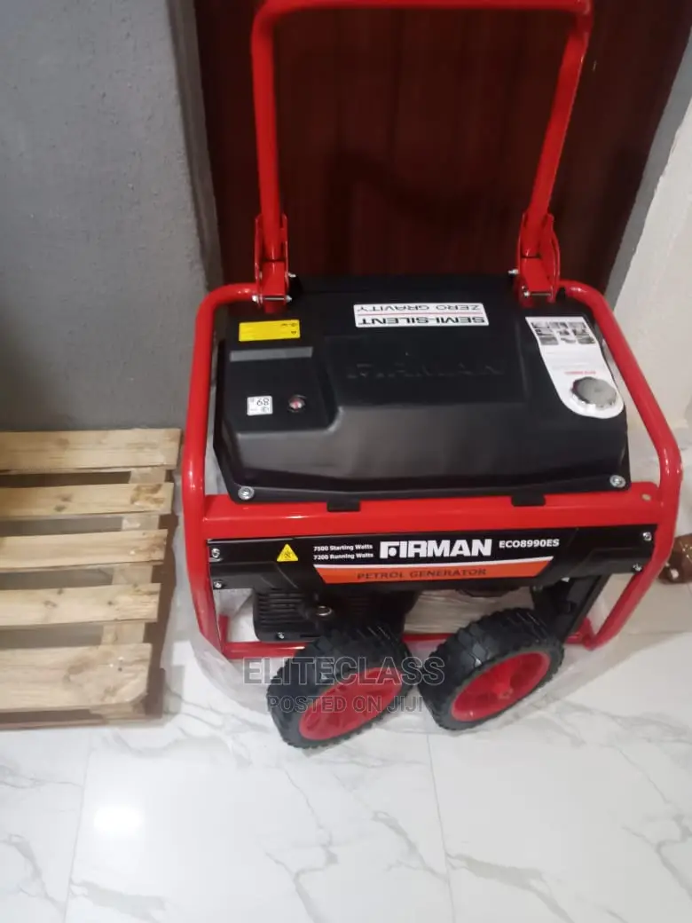 Brand New Firman 7.5kva ECO8990ES Gasoline Generator.