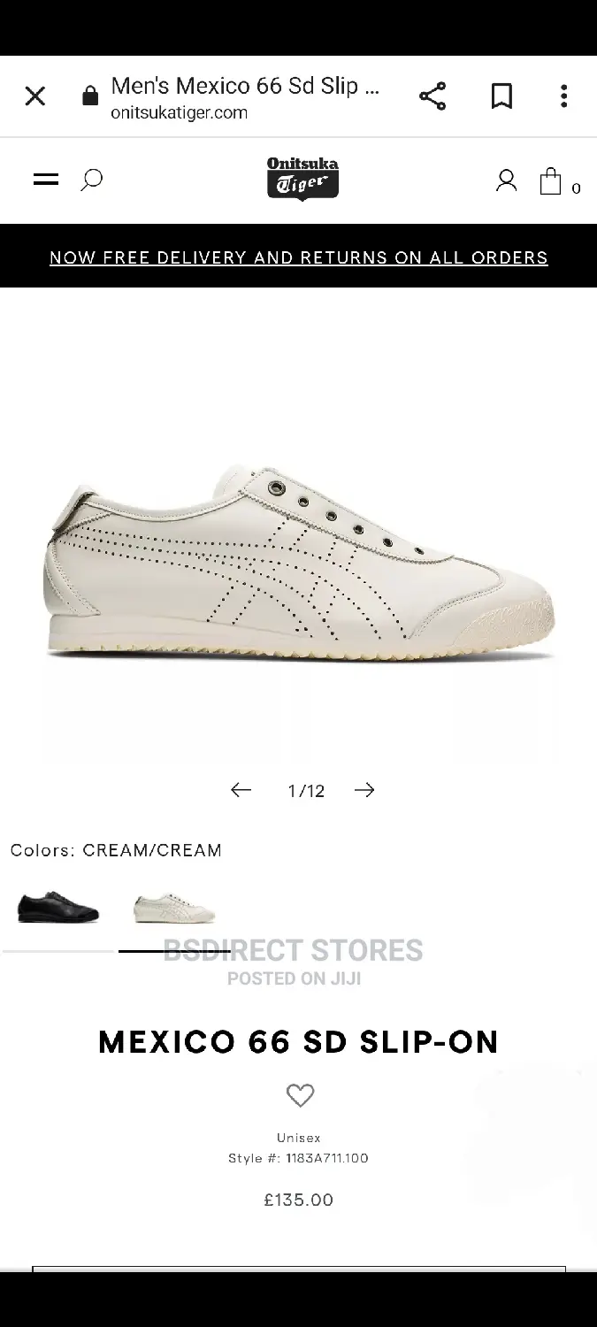 Onitsuka Tiger Moon Rock/Moon Rock Mexico 66 SD Slip-On