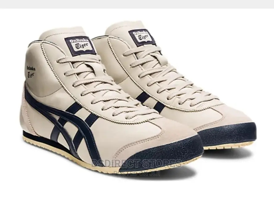 Onitsuka Tiger Birch/Indian Ink Mexico Mid Runner Shoes