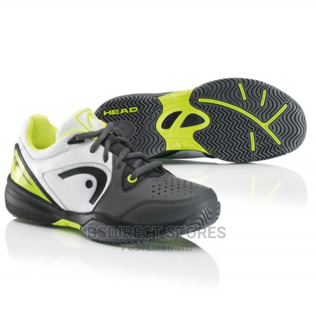 Head Revolt PRO Junior Tennis Shoe Grey/Neon Yellow