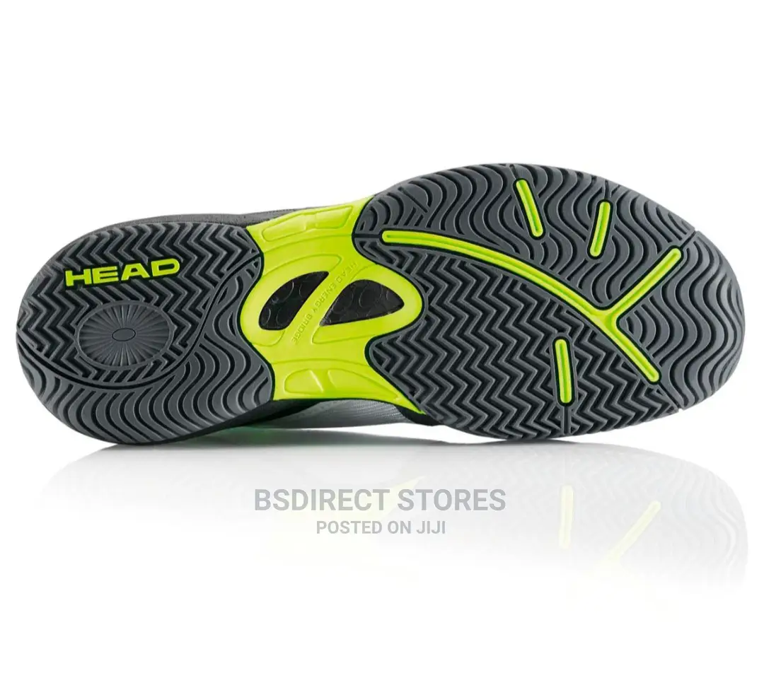 Head Revolt PRO Junior Tennis Shoe Grey/Neon Yellow