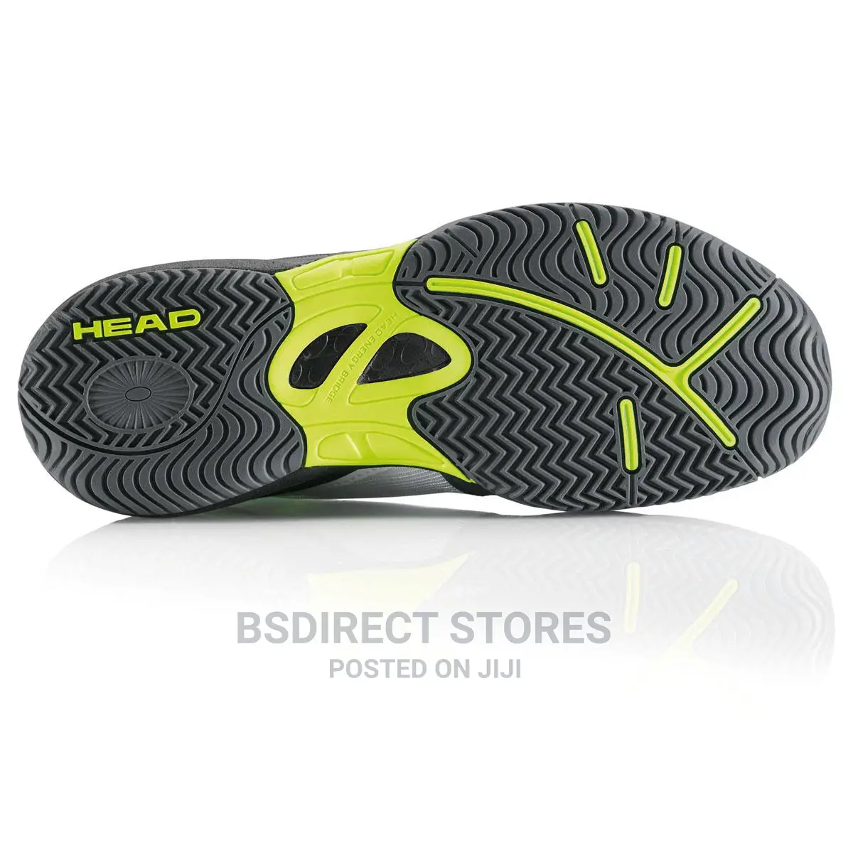 Head Revolt PRO Junior Tennis Shoe Grey/Neon Yellow