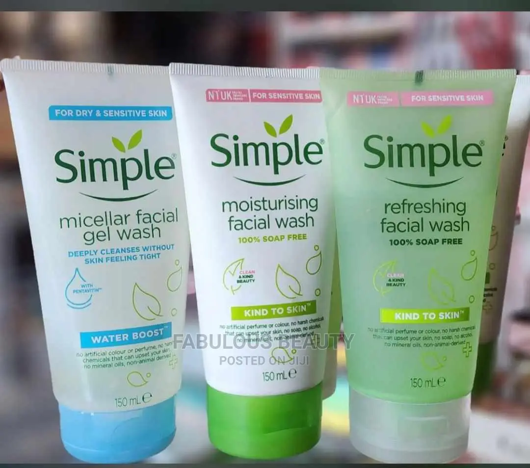 Simple Kind To Skin Refreshing Facial Gel Wash
