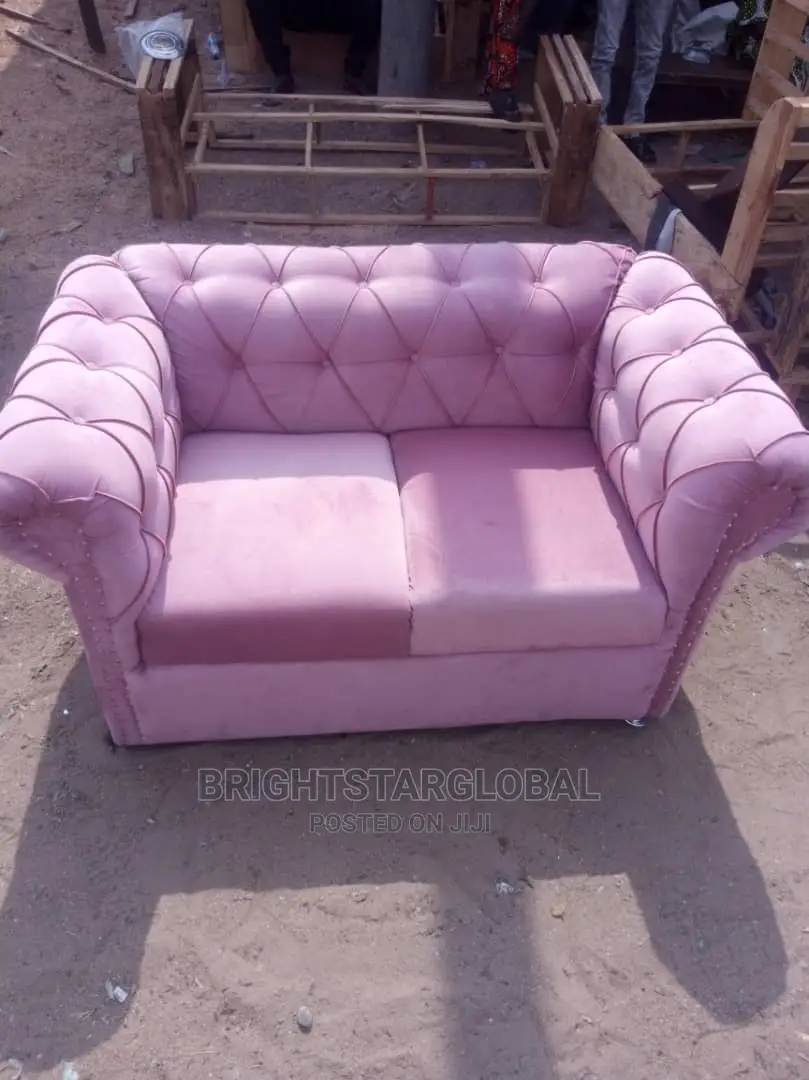2 Seaters Sofa (Pink Color)