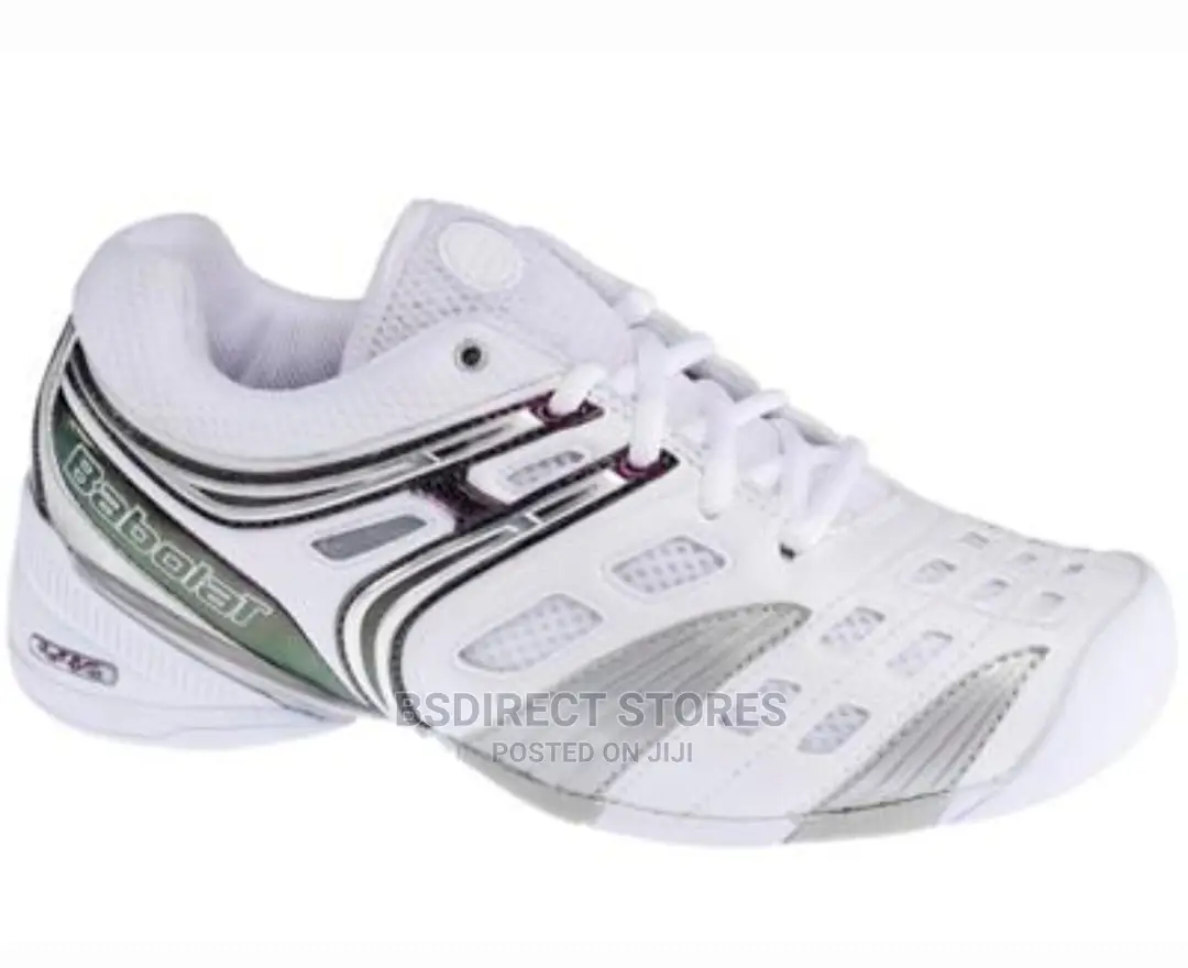 Babolat Womens v-Pro Lady Indoor Tennis Shoes White/Purple