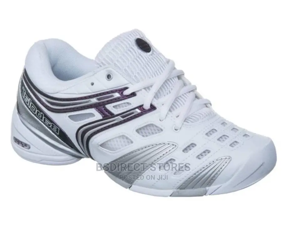 Babolat Womens v-Pro Lady Indoor Tennis Shoes White/Purple