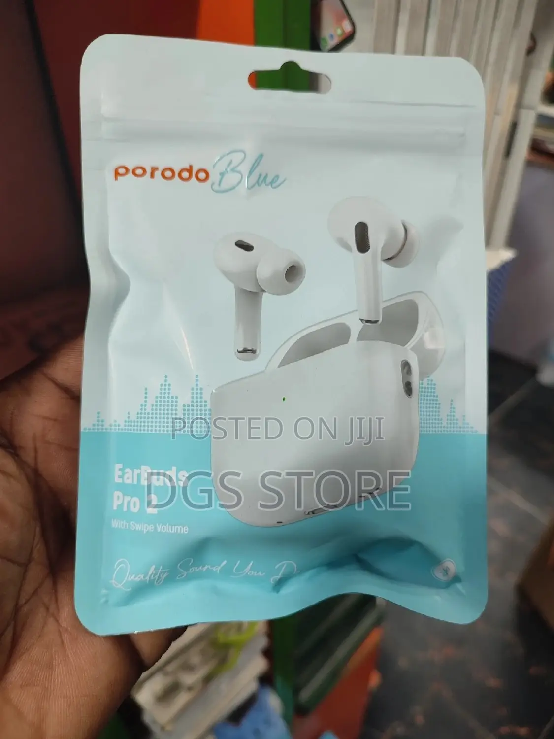 Porodo Blue Earbuds Pro 2 Bluetooth
