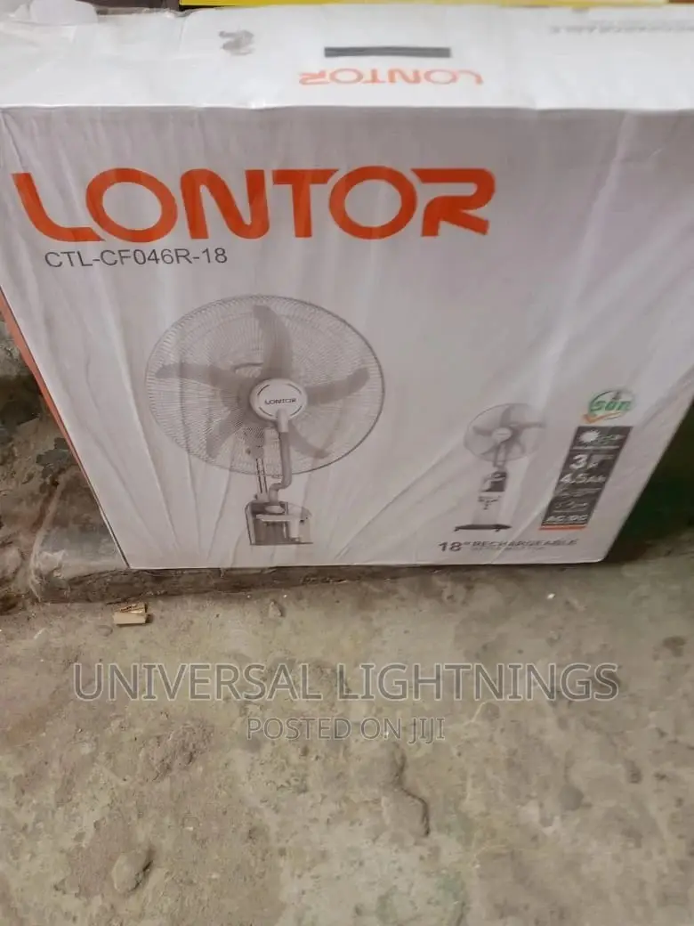 Rechargeable Fan 18"