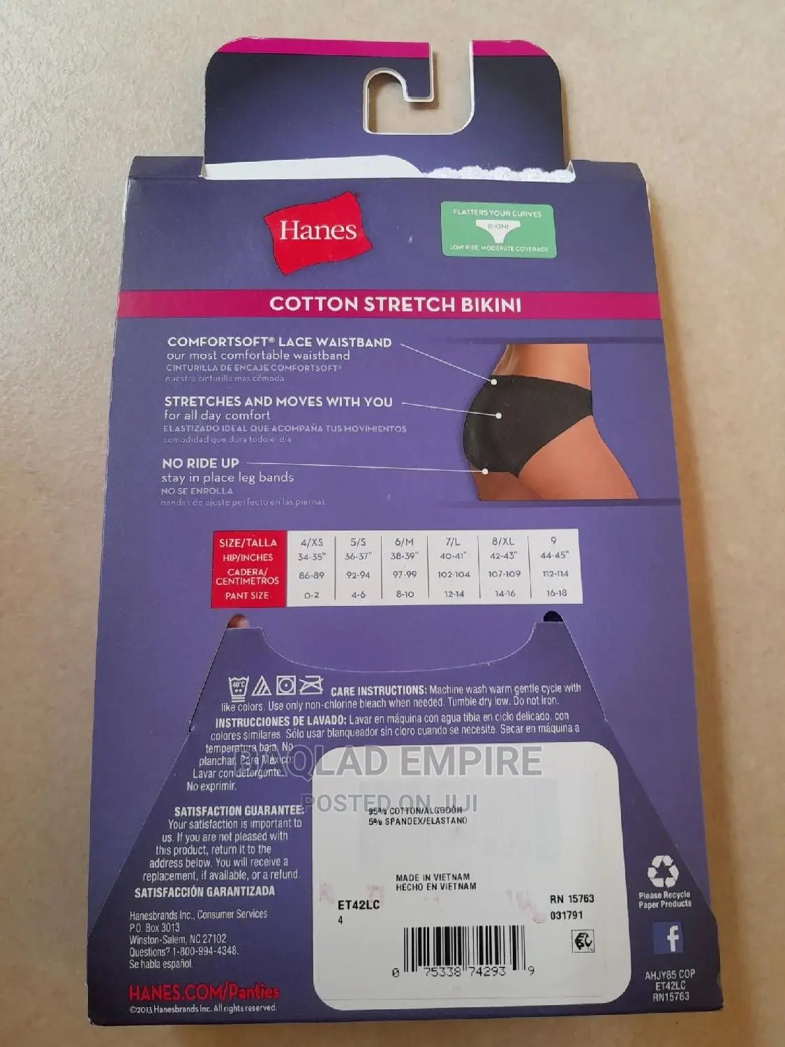 Set of 3 Hands Cotton Panties
