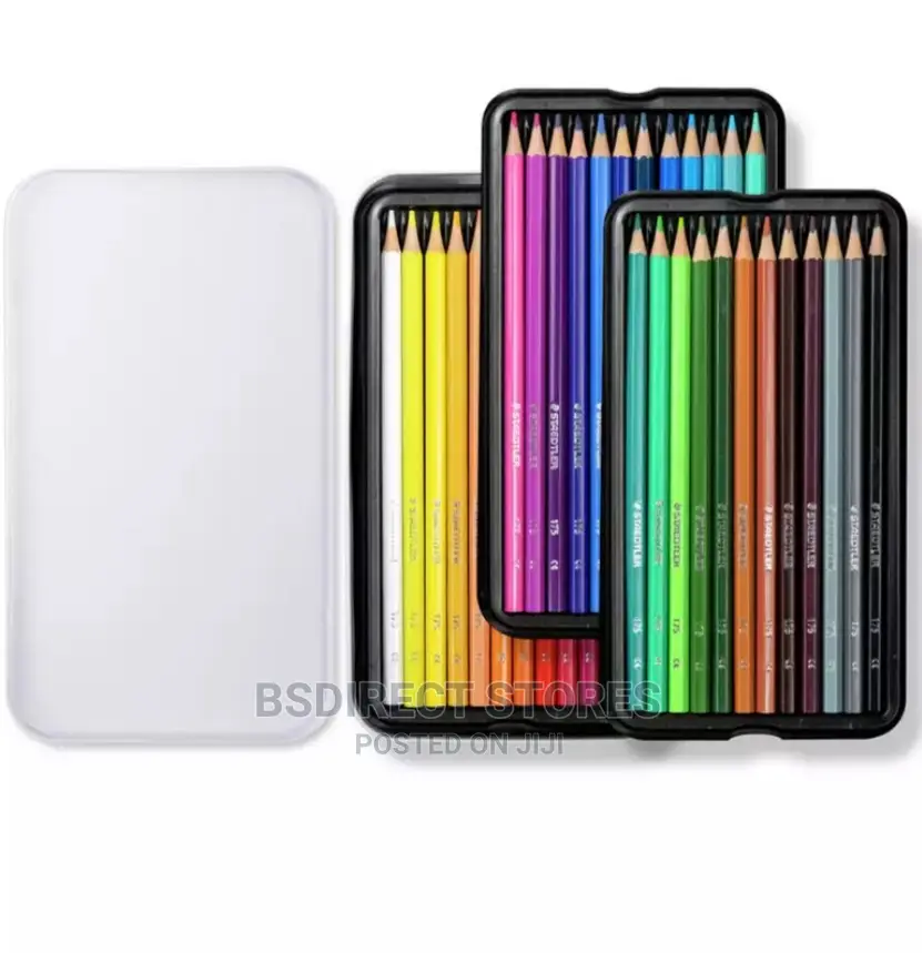 STAEDTLER [36] Wood-free Colouring Pencils With Storage Tin