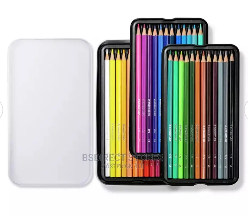 STAEDTLER [36] Wood-free Colouring Pencils With Storage Tin
