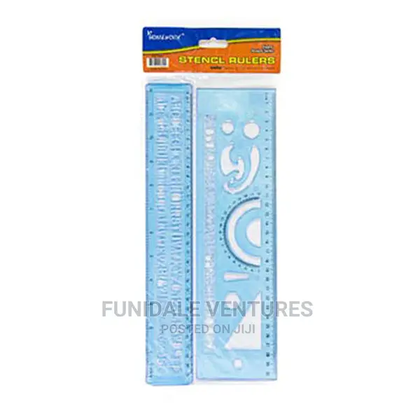 2 Pack Stencil Rulers