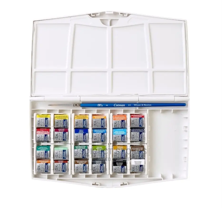 Winsor Newton Cotman Painting Plus 24 Half Pan Set
