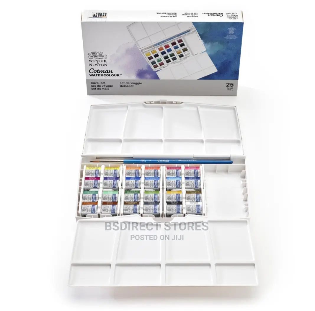 Winsor Newton Cotman Painting Plus 24 Half Pan Set