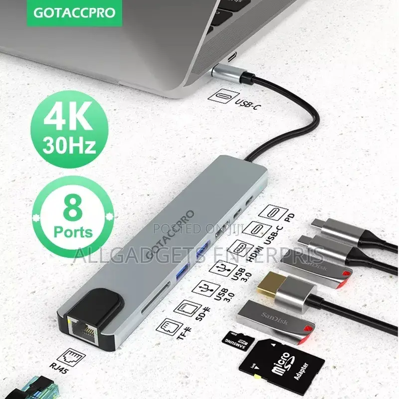 Type C to HD 8 in 1