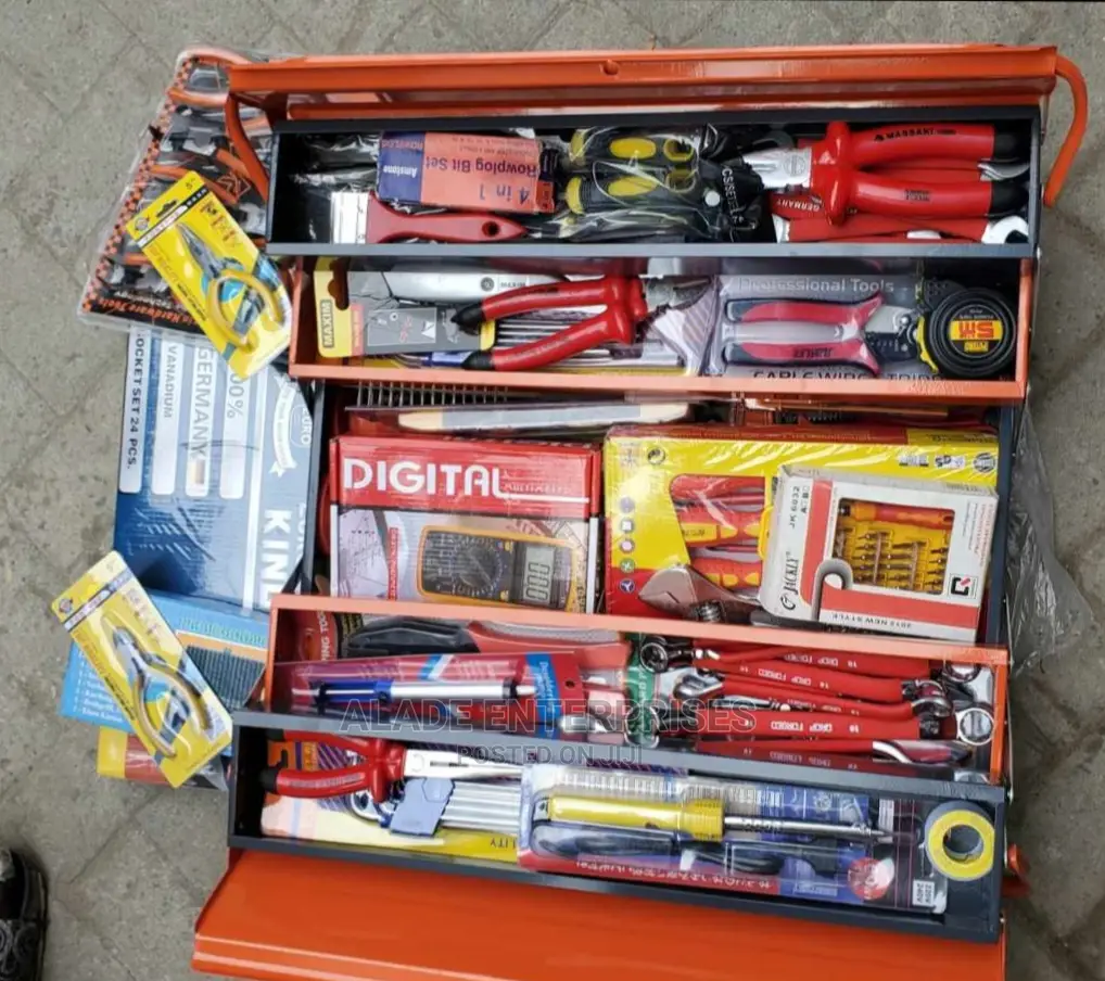 Complete Set of Tools Box Electrical