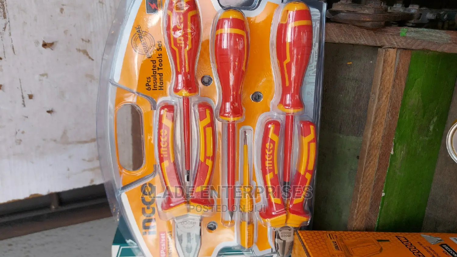 Ingco HKIST3061 6pcs Insulated Hand Tools Set