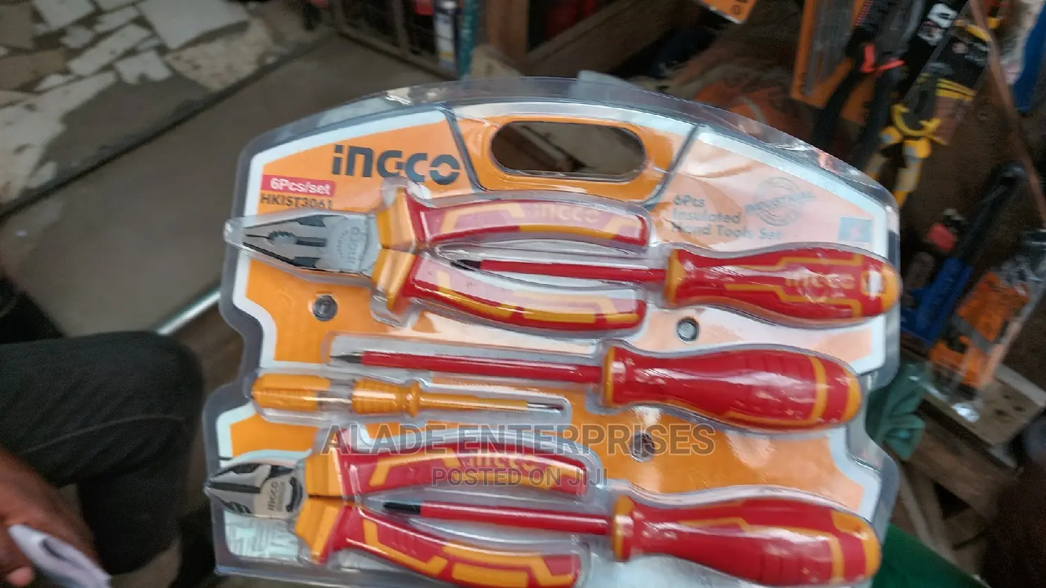 Ingco HKIST3061 6pcs Insulated Hand Tools Set