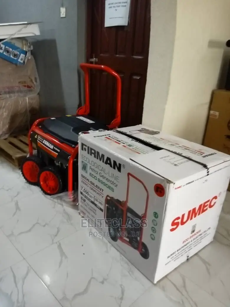 Original House Firman Generator -7.5kva ( Eco 899oes) Copper