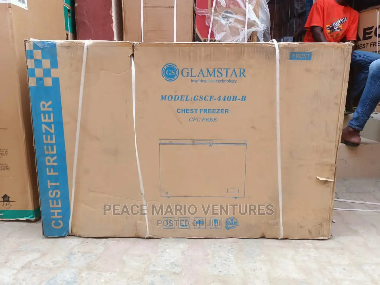 Quality Glamstar Deep Freezer With Glass and 2years Warranty