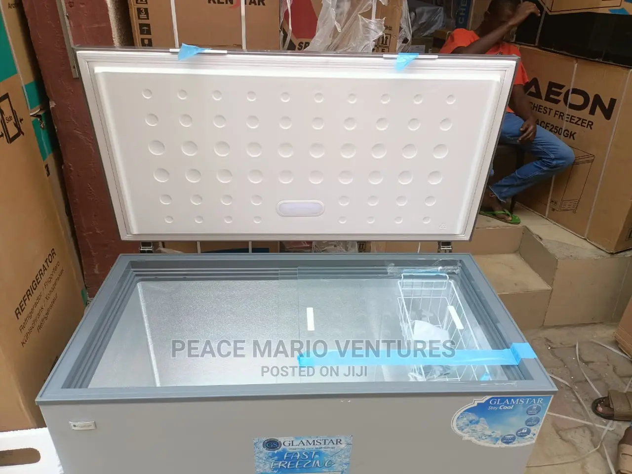 Quality Glamstar Deep Freezer With Glass and 2years Warranty