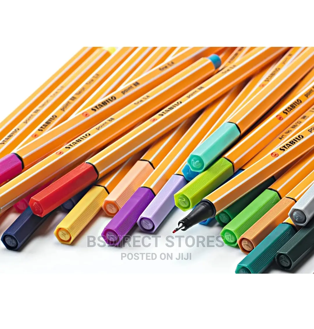 STABILO Point 88 Fineliner Pens Assorted Pack of 25