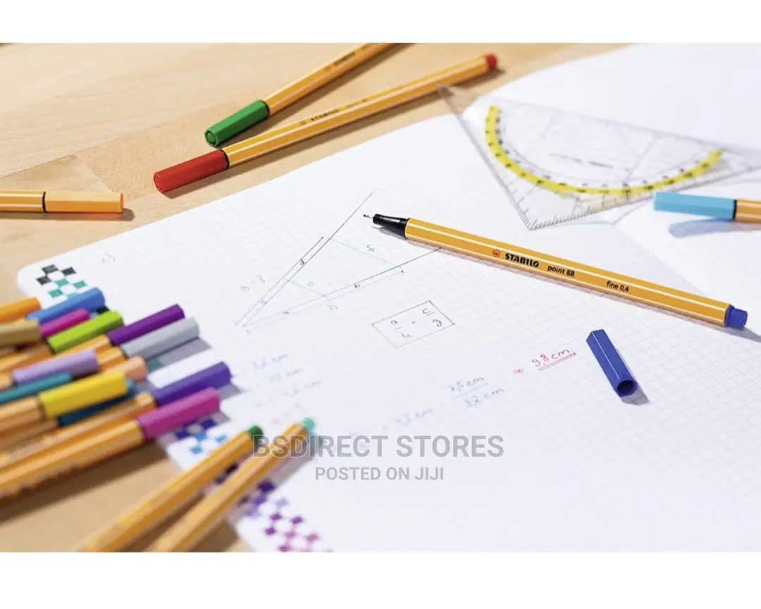 STABILO Point 88 Fineliner Pens Assorted Pack of 25